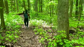 A Nature Walk and Facial In The Woods