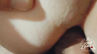 My husband bent me over the sofa and fucked me in my tight ass