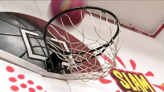 Her Big Tits Rebalm on the Coach's Cock