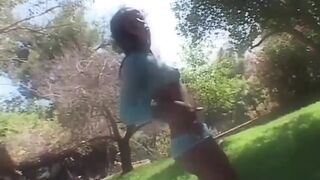 Very sexy natural boobs black girl loves big black dick in pussy in mouth