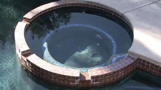 Brunette Milf loves big black bamboo in her ass