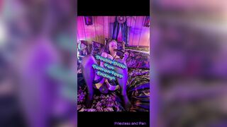 Double BBC Dildo Ply with Cum on Toes End!