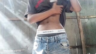 Boy jarking big cock