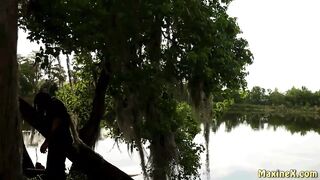 Asian MILF Maxine X gets gangbanged hard by big black cocks!!