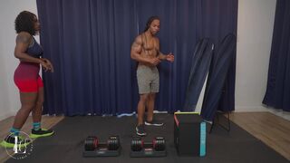 BBC Fitness Trainer Gets Seduced by Horny Ebony Client at Gym