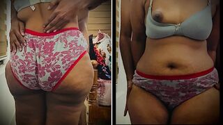 The curvy milf body and ass is showcased to her bull on vc.Big ass horny hotwife teases husbands small dick and in the climax sh