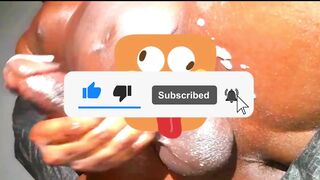 I can't believe he did this! Big black gay big dick amateur BBC cum load PT2