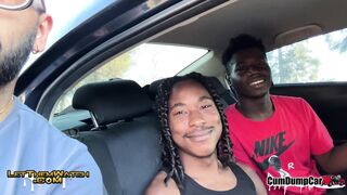 Cum Dump Car BBC Fucks Black Ass Public Letthemwatch