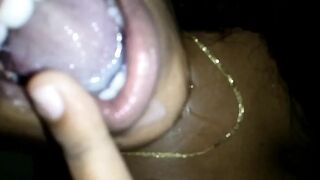 Indian Cum in Mouth and Nose While Slow Deepthroat and She Swallow It