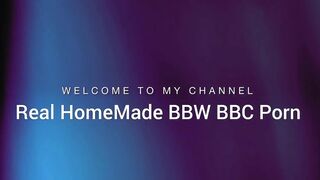 Bbwbootyful BBC Nata4sex drilling my pussy hardcore doggy cumshot