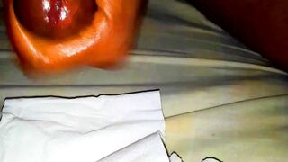 I can't believe he did this! Big black gay big dick amateur BBC cum load PT 25