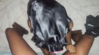 Nasty teen stepsister stay home to suck and fuck bbc