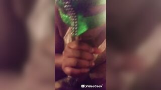 Messy Mouth in the Mask!