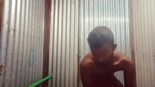 Shower masturbate sex video