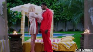 Milfy BBC-hungry Blonde MILF Charlie Devours Ex BF's Cock