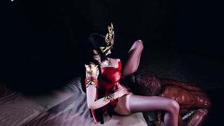 3D Hot Cosplay Mature MILF Cheating with BBC