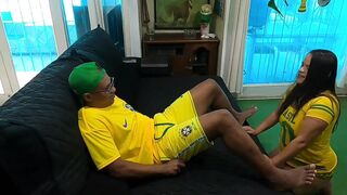 Brazil Lost the World Cup and Black Guy Alex Lima Fucked Me With His Big, Thick Cock