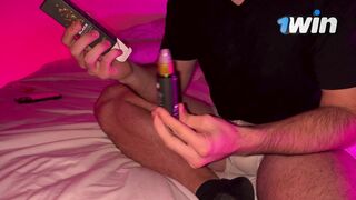 I gift my boyfriend a penis cream, apply it, and we fuck hard Black Dragon Sexive unboxing