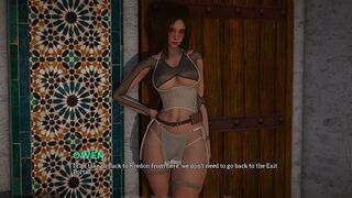 Blonde Slut Lies Back on Table, Takes Massive Cock Down Her Throat