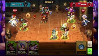 Chick wars gameplay #2│Chick wars juego de cartas por turnos pero para degenerados