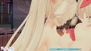 Chicas Vtubers se tocan en vivo hasta quedar con el coño cremoso ???? | Pulpi x Moomochi - CH 12/02/22