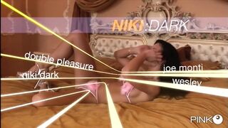 Double penetration for an insatiable Niki Dark