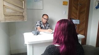 A Hot Interview with Her Big Tits and Ass