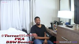 CHUBBY BBWBEAUTY TAKING HARD BLACK DICK