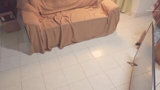 TV repairman seduced at home