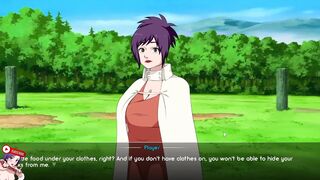 Naruto Kunohichi's training. Training with Anko