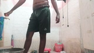 Say POV of My Peeking Men While I Am in the Hot Shower and I Let Her Watch My Big Black Dick