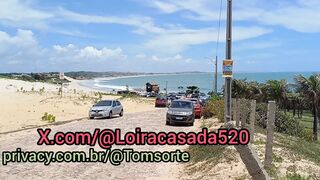 Katia Heffner on the beaches of Brazil