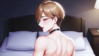 Blonde Femboy Confesses That She Likes to Give Her Hard Ass to Several Men with Big Dicks. Anime Hentai Pinoy