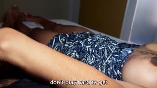 Stepmom and stepson shared bed and have sex . English subtitles. Leyne Rodriguez