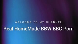 Cumming twice fucking Polish SSBBW pussy to ass