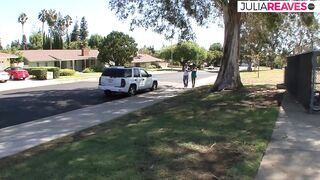 Ebony girl rides a monster black cock to a massive cumshot