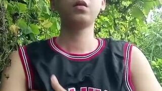 Pinoy Basketball Player with Big Veiny Cock | Outdoor Masturbation | Pinoy Jakol