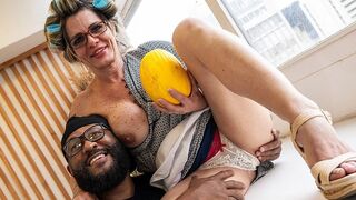 Mature Ass Fucked by Vegetable Supplier