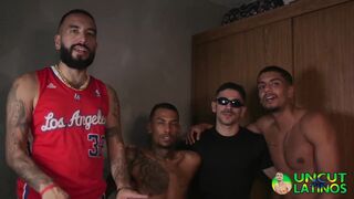 2 Big Cocks Tag Team Muscle Ass Bareback! Huge Monster Cock!