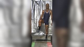Wrestling Singlet Workout ( No Cumshot)