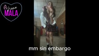 SPH CORDOBESA .colegiala en tacos altos humilla a su novio por micropene.