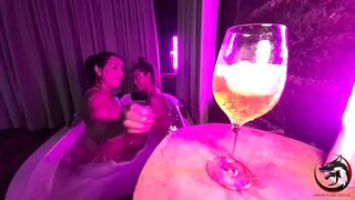 Another Party in the Hot Tub with the Wife and Friend