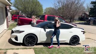 PAWG MILF Besties Get Dicked Down by Big Muscular Husband!