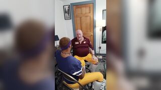 Caoch Teaches Kennie Jai How to Handle Balls