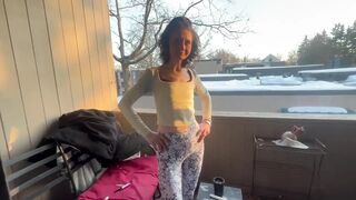 Porch Fucking a Whore