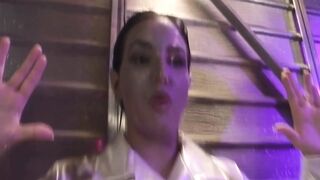 Throbbing BBC Deepthroat Ahegao - Ebony Slut Drooling Wild