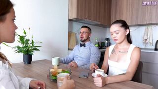 Young Asian Wife and Her Husband in Awkward Swinger Threesome with Nicole Murkowski!