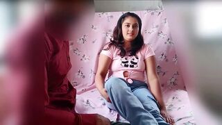 the desi Indian girl when did not complete her homework, she had to get her pussy squinted as a punishment