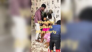 Wedding Guests Having an After Party Group Fuck