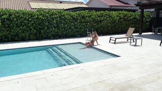 Lily Phillips Fucked Poolside by Jmac